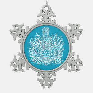 Mjolnir - Valknut Ornament
