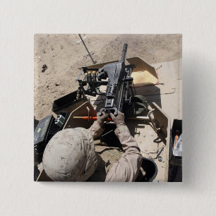 MK-19 automatic grenade launcher 15 Cm Square Badge