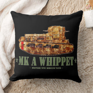 MK A Whippet World War One British Medium Tank WWI Cushion