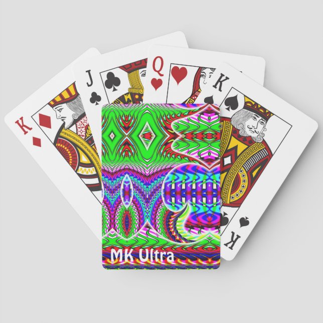MK Ultra (You may change the words) Playing Cards (Back)