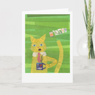 M'Kay? Office Cat card