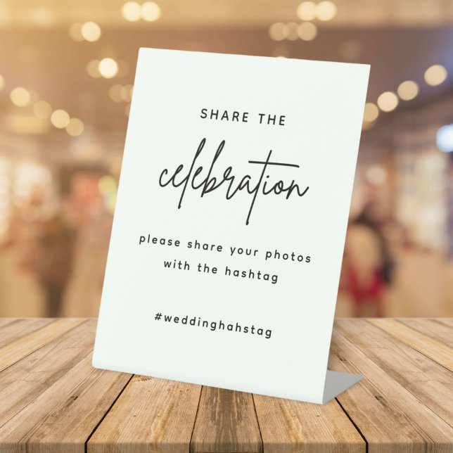 Mkdern Share the love wedding hahshtag sign (Creator Uploaded)