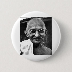 MKGandhi 6 Cm Round Badge