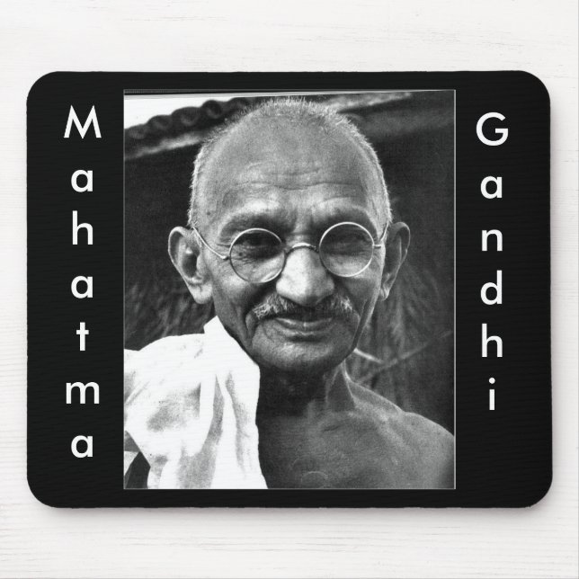 MKGandhi Mouse Mat (Front)