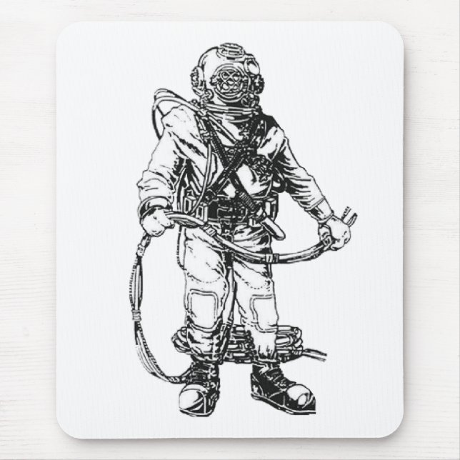 MKV Commecial Deep Sea Dive Rig Mouse Mat (Front)