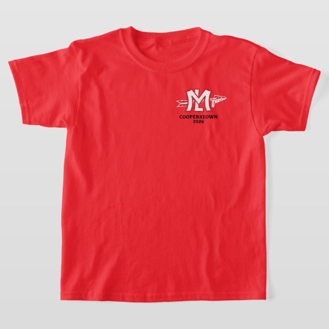 ML 12U Black Team Shirt (Laydown)