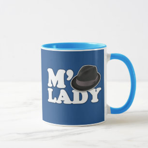 M'Lady Tip the Fedora Mug