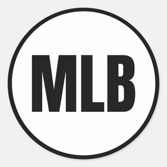 MLB - Melbourne Classic Round Sticker (Front)