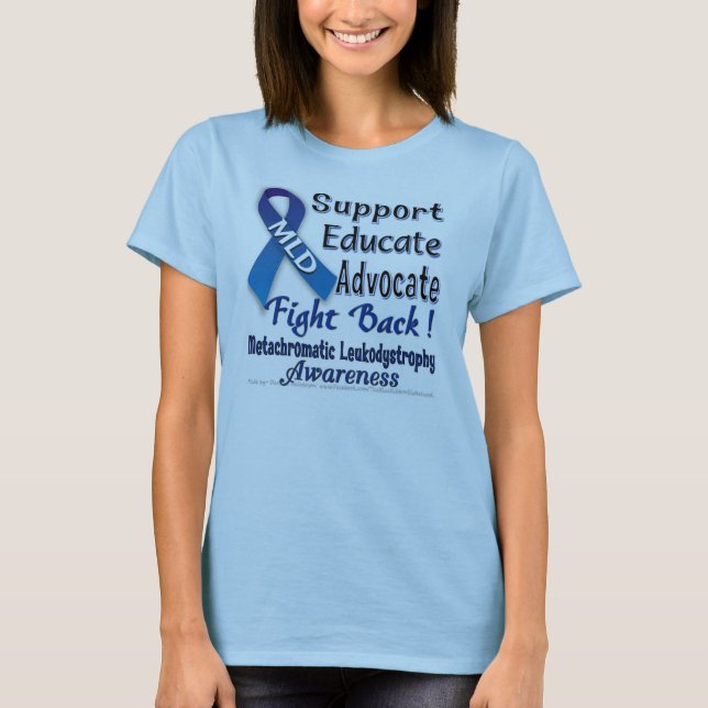 MLD AWARENESS_FIGHT BACK T-Shirt (Front)