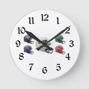 MLFB Football Round Clock