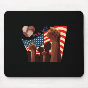Mlk Day Sticker  Mouse Mat