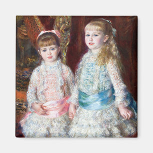 Mlles Cahen d'Anvers by Pierre-Auguste Renoir Magnet