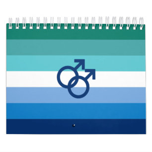 MLM Gay Male Pride Flag Calendar