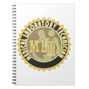 MLT BADGE MEDICAL LABORATORY TECHNICIAN NOTEBOOK