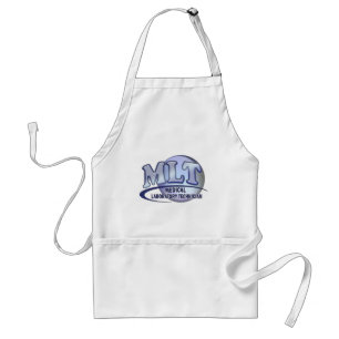 MLT FunBlue LOGO - MEDICAL LABORATORY TECHNICIAN Standard Apron