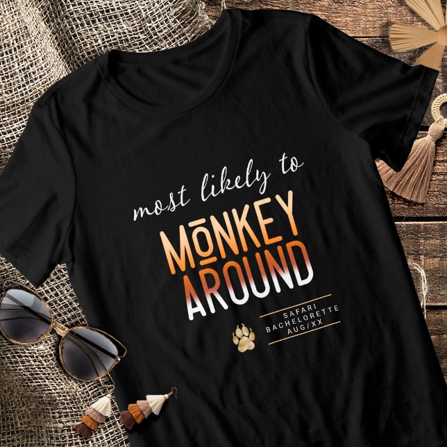 MLT Monkey Around Bachelorette ID1156 Tri-Blend Shirt (Creator Uploaded)