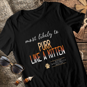 MLT Purr Like a Kitten Bachelorette ID1156 Tri-Blend Shirt