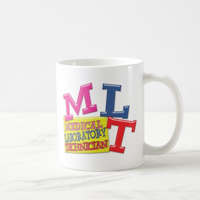 MLT WHIMSICAL FUN ACRONYM LETTERS LABORATORY COFFEE MUG (Right)