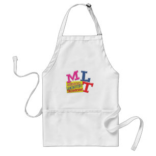 MLT WHIMSICAL FUN ACRONYM LETTERS LABORATORY STANDARD APRON