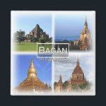 MM0010 Asia, Myanmar, Bagan, fridge Magnet<br><div class="desc">Here you will find the souvenir of your vacation. This category contains fridge magnets of many locations in Asia. (MM0010 Asia, Myanmar, Bagan, Dhammayangyi Temple, Gawdawpalin Temple, Shweigon, Htilominlo Temple Fridge magnet). Amaze friends and relatives with the unique souvenirs from your great trip. Try us. #LeoPepeDesign - asia myanmar, leopepedesign,...</div>