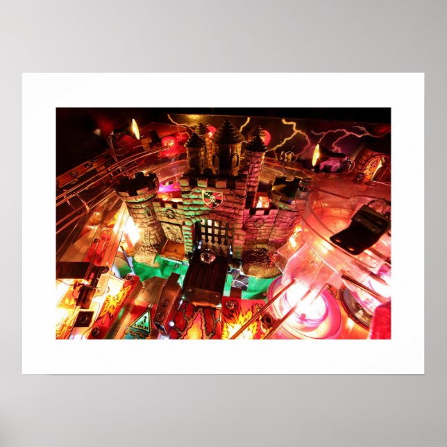 MM Castle pinball poster (Front)
