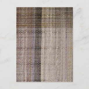 mm handwovens chocolate postcard