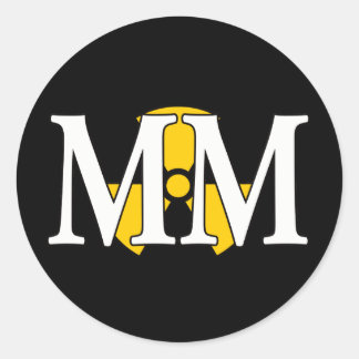 MM - Machinist's Mate Classic Round Sticker