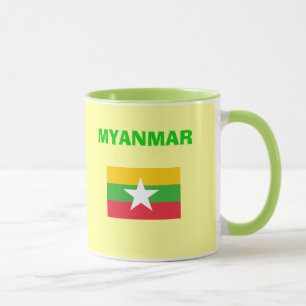 MM Myanmar Country Code Mug