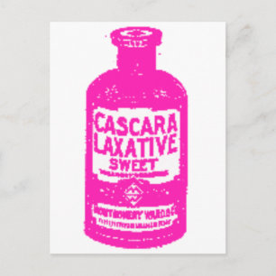 Mm...sweet laxative! postcard