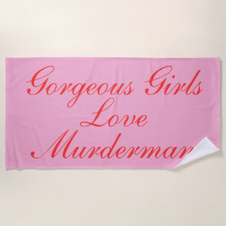 MM Women's Beach Towel