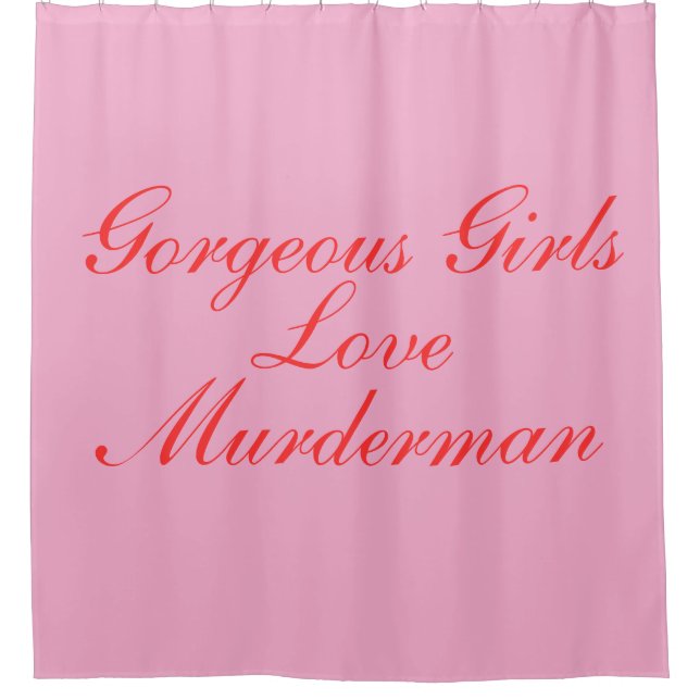 MM Women's Shower Curtain (Front)