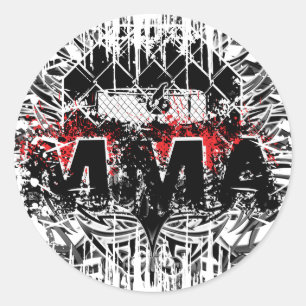 MMA 01 CLASSIC ROUND STICKER