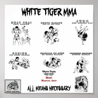 mma all arts2, Logo1_copy-224x172, tiger mma, u... Poster