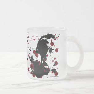 MMA Art K.O. Frosted Glass Coffee Mug