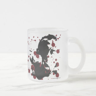 MMA Art K.O. Frosted Glass Coffee Mug