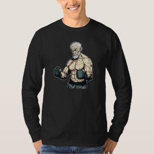 MMA Bearded Old Men Cage Fighter Free Fighting Fat T-Shirt