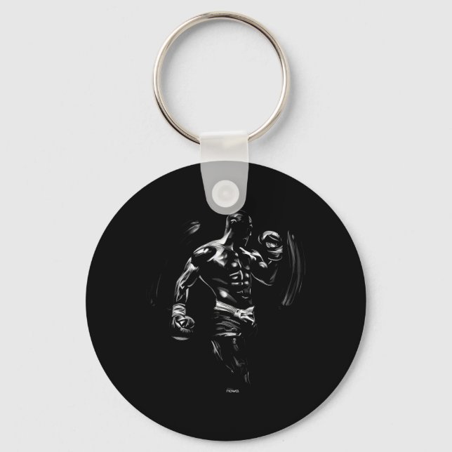MMA BOXING CHAMP UPPERCUT KEY RING (Front)