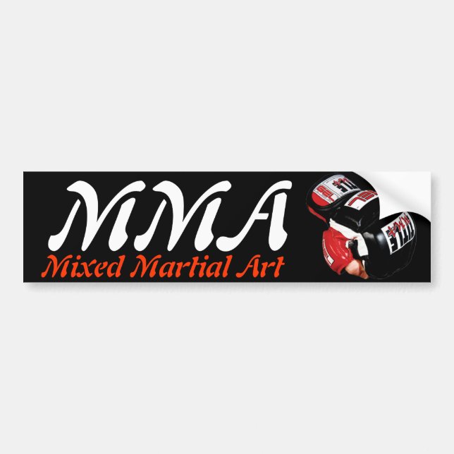 MMA Bumper Sticker (Front)