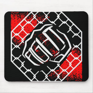 MMA Cage Fighting Fist  #USAPatriotGraphics  © Mouse Mat