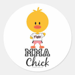 MMA Chick Stickers