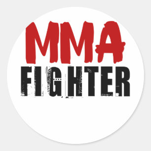 MMA Fighter3 Classic Round Sticker