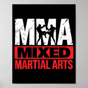 MMA Fighter Mixed Martial Arts Martial Artist Poster