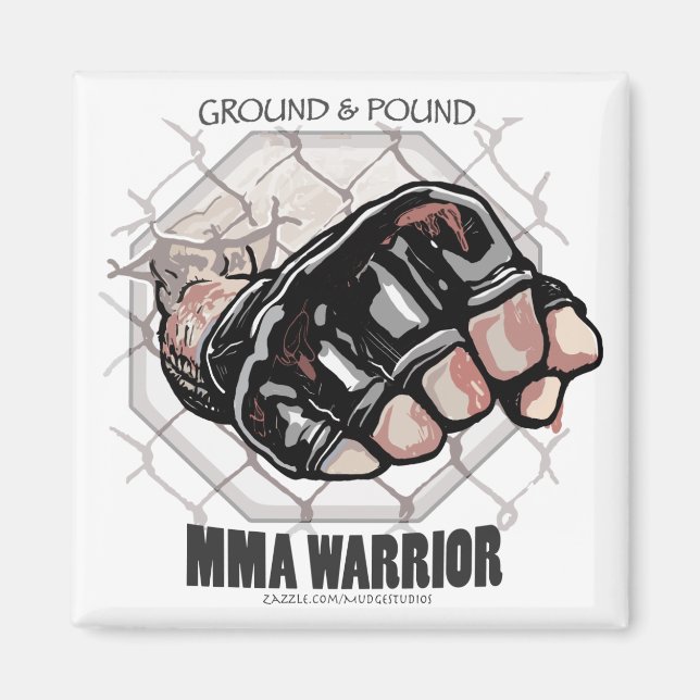 MMA_fist_zazzle2 Magnet (Front)