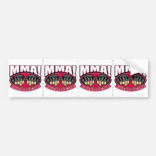 MMA Fists Bumper Sticker
