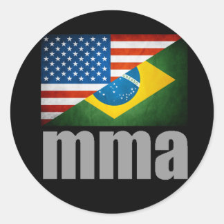 MMA Flags Sticker