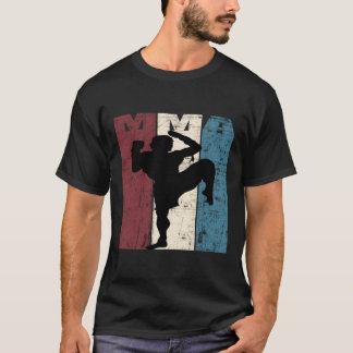 Mma Gift Idea Mixed Martial Arts Vintage Distresse T-Shirt