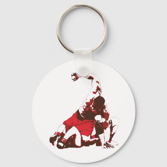 MMA Ground & Pound Key Ring (Front)