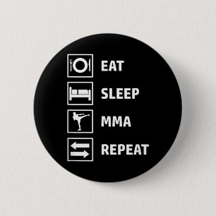 MMA Idea Mixed Martial Arts Saying 6 Cm Round Badge