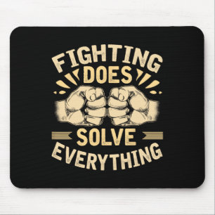 Mma Jiu Jitsu Boxing Boxer Mixed Martial Arts Figh Mouse Mat