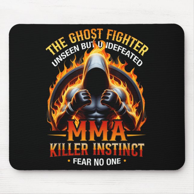 MMA Mixed Martial Arts Fighter Training Combat Mouse Mat (Front)